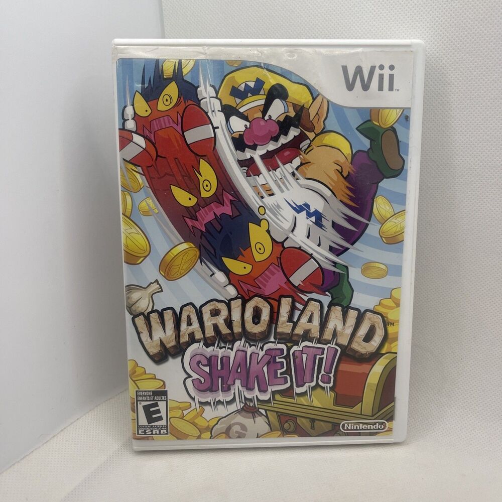 Wario Land Shake It (Nintendo Wii 2008) Complete Cib  Tested & Working